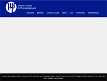 Tablet Screenshot of micropsicoanalisi.it